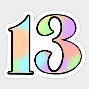 Pastel Holographic Tattoo 13 Sticker